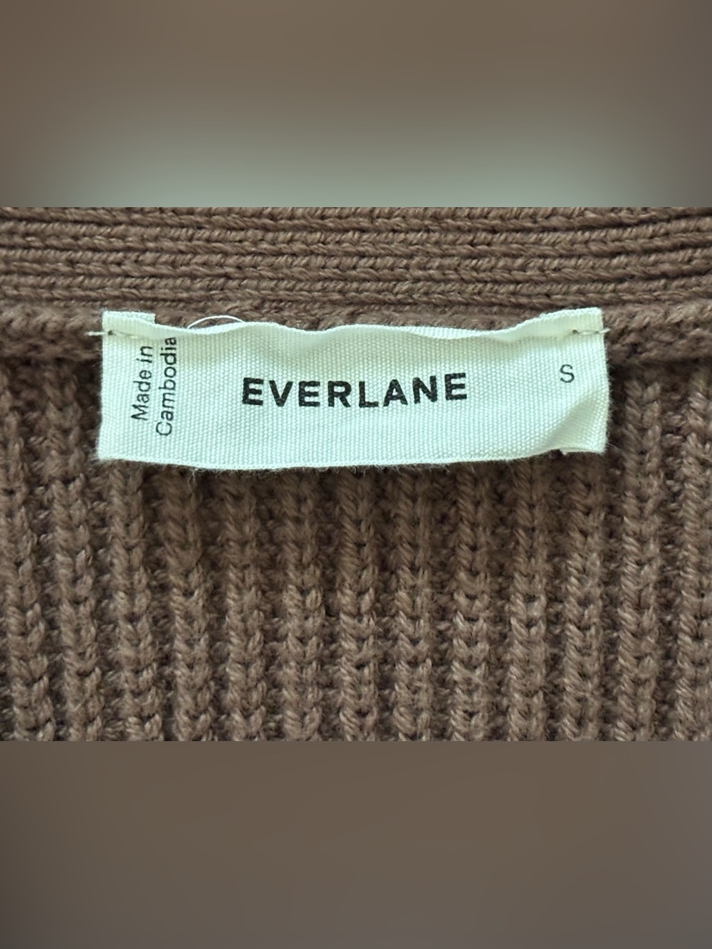 Everlane The Boxy Cardigan in Everyday Cotton - Picture 7 of 9